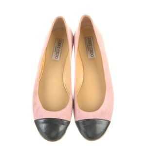 Jimmy Choo Suede Ballet Flats